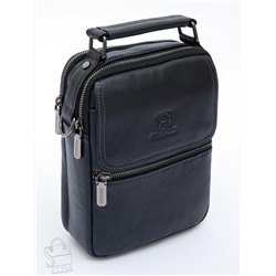 Сумка мужская кожаная 633M black Fuzhiniao