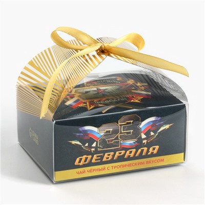 Чай подарочный «23 февраля» вкус: тропический, 50 г