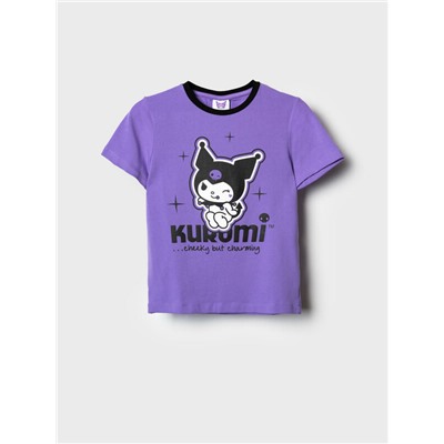 Фуфайка трикотажная для девочек (футболка)