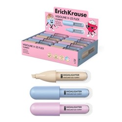 Текстовыделитель VisioLine® V-23 "Объедение" с гибким наконечником ассорти (отгрузка кратно 24 шт) 63554 ErichKrause