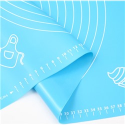 Силиконовый коврик для раскатки теста и выпечки