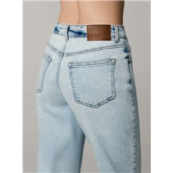 Mom Fit CONTE CON-583 Джинсы mom оксидной варки с необработанным краем