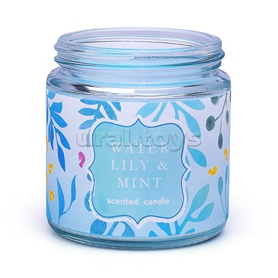 Арома свеча "Водяная лилия и мята"
