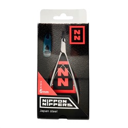 Nippon Nippers Кусачки маникюрные для кутикулы / Standard NN_N-10-6, двойная пружина, 6 мм