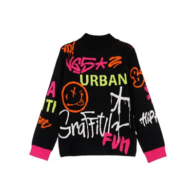 Свитер трикотажный для девочек