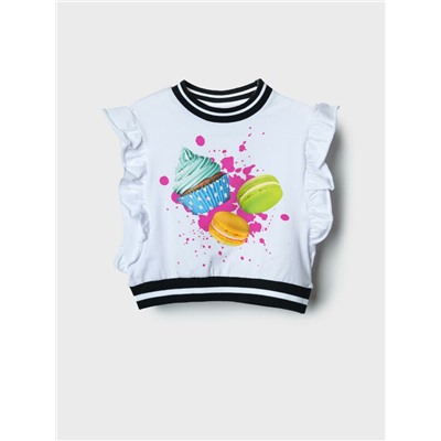 Джемпер трикотажный для девочек (футболка)