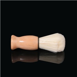 Помазок для бритья, деревянный, коричневый