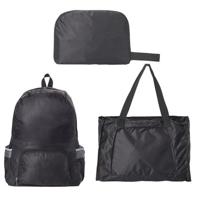 Сумка дорожная 37X15X45 см / IU-18 /уп 300/складной, дорожный рюкзак (Персиковый)