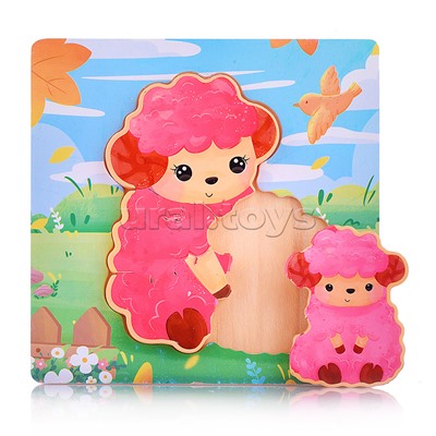 Пазл-вкладыш "Мама и малыш"