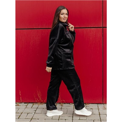 Куртка "Алиса" черный вельвет