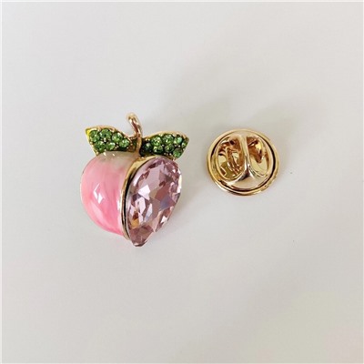 Брошь Персик