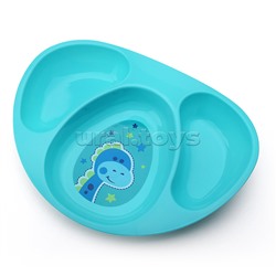 Тарелочка детская трехсекционная "Динозаврики"