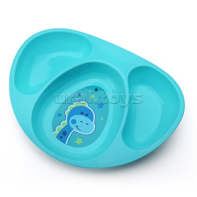 Тарелочка детская трехсекционная "Динозаврики"