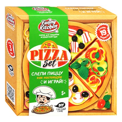 Набор "Slime Лаборатория" Funny Kitchen Pizza set