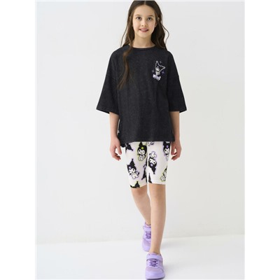 Фуфайка трикотажная для девочек (футболка)