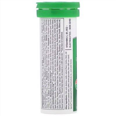 Trace Minerals Research, Greens, Effervescent Tablets, Melon Lime Flavor, 10 Tablets