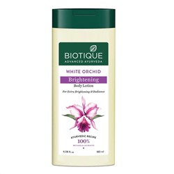 Biotque White Orchid Skin Whitening Body Lotion / Биотик Белая орхидея - сияющий лосьон для тела 180 мл