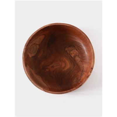 Салатник, 20×20×7 см, тиковое дерево