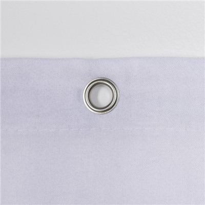 Штора для ванной Доляна «Мрамор» с люверсами, 180×180 см