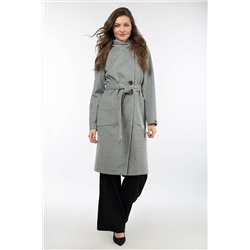 01-10400 Пальто женское демисезонное (пояс)