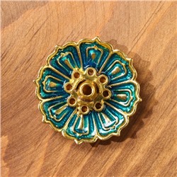 Подставка для благовоний TAKE IT EASY «Лотос малый», эмаль синий