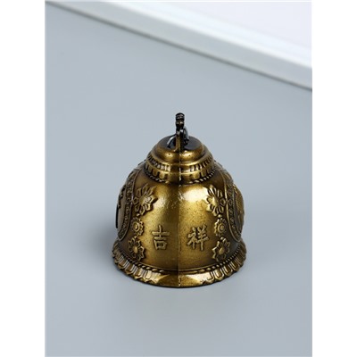 Набор колокольчиков «Будда», 2 шт., металл, 6×5×5 см