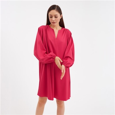 Платье с плясом мини женское MIST, размер 52-54, розовое