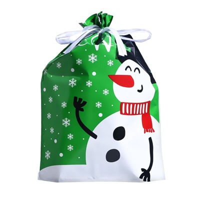 Пакет подарочный новогодний с завязками, «Бенгальские огни», 29×43 см