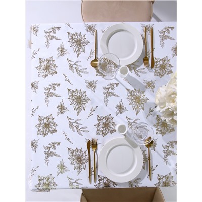 Скатерть «Этель» с тиснением, 100×140±5 см, 100% п/э, 120 г/м²