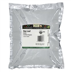 Frontier Natural Products, Органический цельный лавровый лист, 16 унций (453 г)