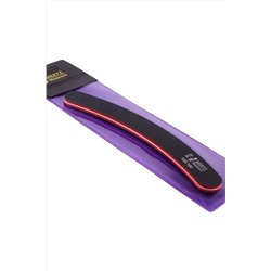 Mertz Полировочная пилка для ногтей A975, банан, 100/180, черный KRISTALLER, 1108862