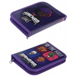 Пенал 2-х ств. 190х130 мм "Геймеры" с табл.умножения (089043) 44063 Хатбер