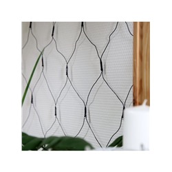 Гирлянда «Сеть» 1.6×1.6 м, IP20, тёмная нить, 144 LED, 8 режимов, 220 В, свечение белое