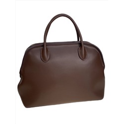 Женская сумка из натуральной кожи, цвет  шоколад