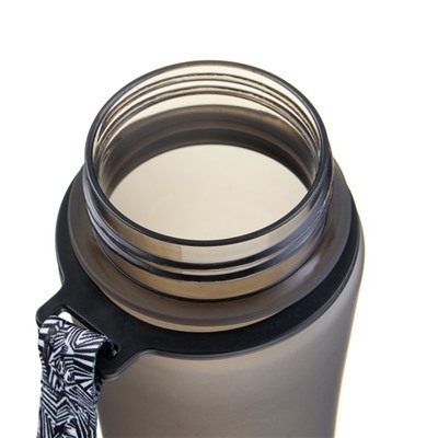 Бутылка для воды, 600 мл, с поильником, черная