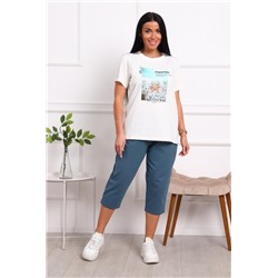 1049 Костюм (Экрю-синий)