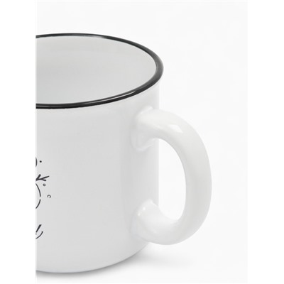 Кружка чайная новогодняя «С новым годом!», 530 мл