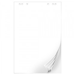 Блок для флипчарта 67,5х98 см 20л БЕЛЫЙ BF67х98-20шт inФОРМАТ