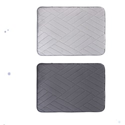 Коврик для ванной 60x40 см 2 цвета / 462-760 / Вельвет