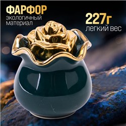 12062 Баночка для сладостей Роза 250мл фарфор (х72)