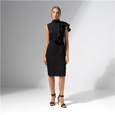 Платье-футляр со съемным объемным декором, Разрешите пригласить (new)