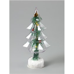 Фигура светодиодная «Ёлочка», 1 LED, 25 см, от батареек AAAх3, свечение RGB