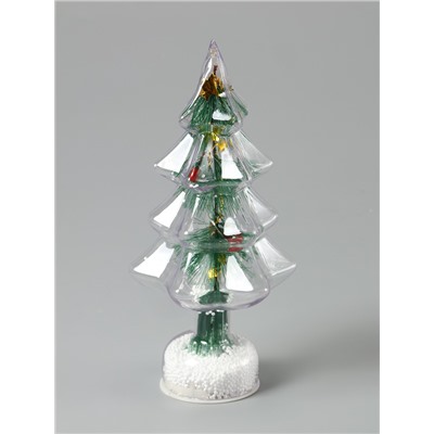 Фигура светодиодная «Ёлочка», 1 LED, 25 см, от батареек AAAх3, свечение RGB