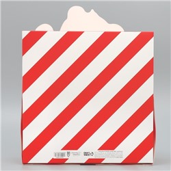 Коробка подарочная новогодняя складная «С Новым годом!», 25×25×10 см