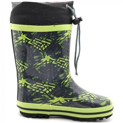 3099J-26 зел Сапоги резиновые для мальчиков (29-36)/10