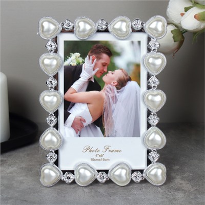 Фоторамка 10x15 Сердце / CZ-081-2A /уп 96/