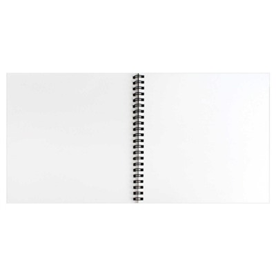 Альбом для зарисовок (скетчпад) 195х195 мм 40л твердая обложка на спирали "БАБЛ-СЕРДЕЧКИ" блок - белый офсет 100 г/м2 70151 Феникс