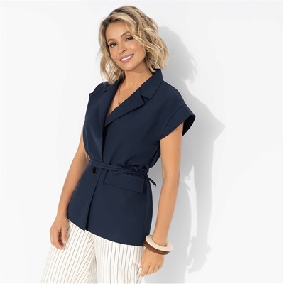 Жилет на подкладе, Слишком модно (deep blue)