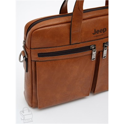 Портфель мужской 6677-3 brown Jeep