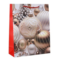 Пакет подарочный 26х32х10 / 10129-M /уп 12/480/ микс Новый год